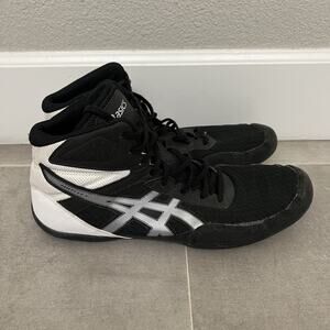 Asics Matflex 6 Mens Size 11 Black Wrestling Athletic Sneaker Shoes 1081A021